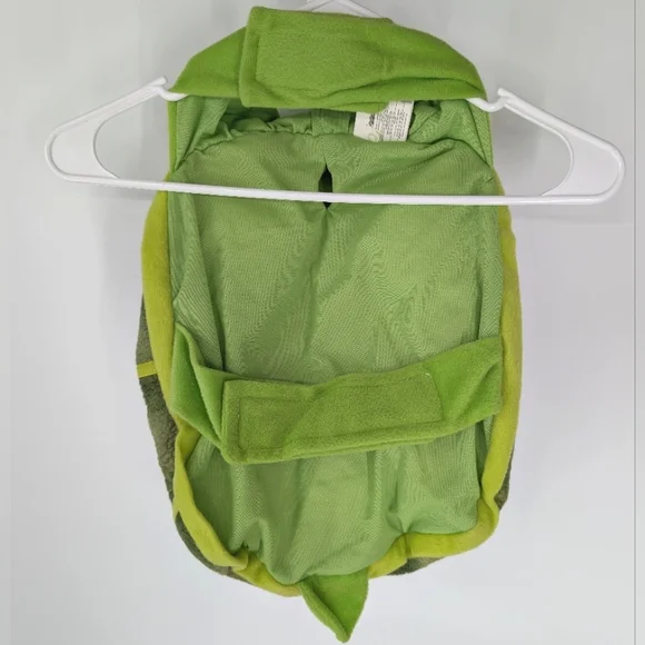 Top Paw Green Pet Dog Turtle Halloween Costume Large With Velcro Straps And Hood - Picture 2 of 5